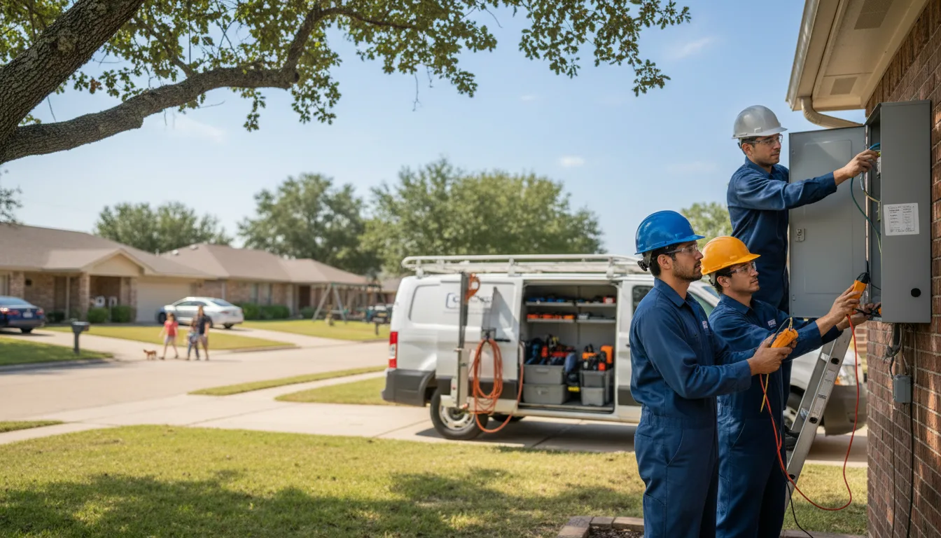Certified electrician providing emergency electrical services in Barneston, NE